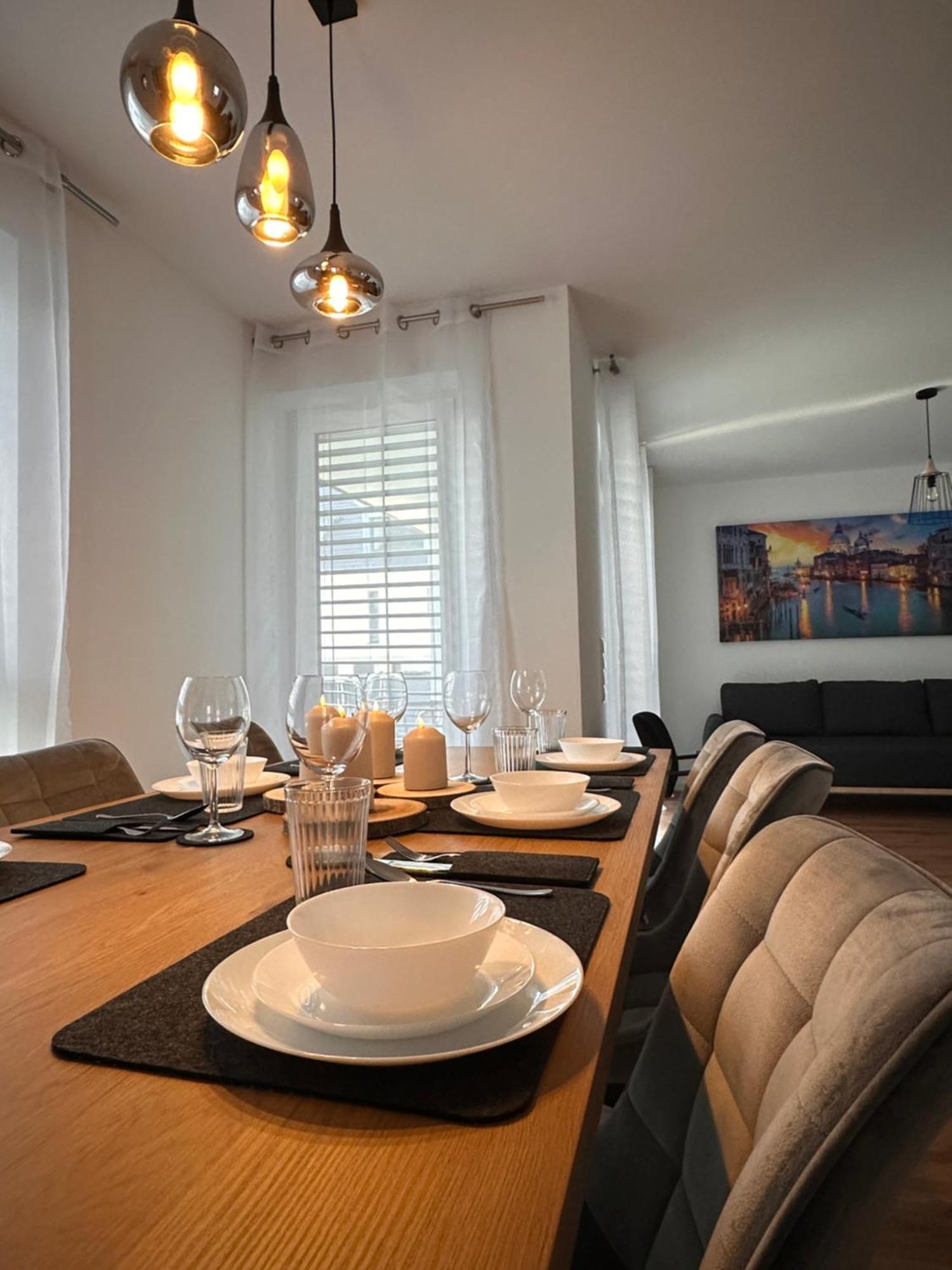 Amao-Pearl I Comfort Suite I 94Qm I Kingsize-Bett I Exklusiv Mit Balkon & Tiefgarage I Aufzug Offenbourg Extérieur photo